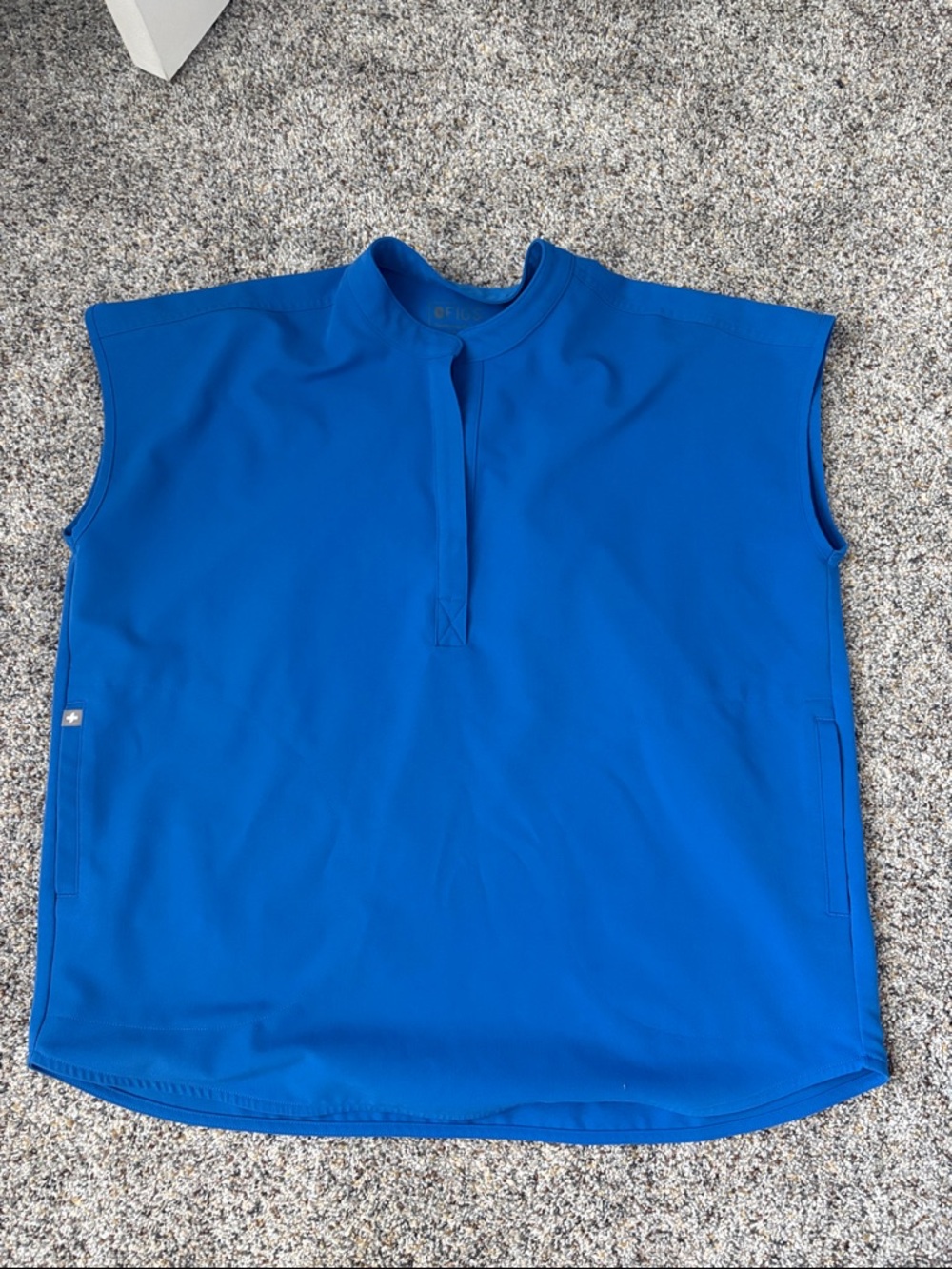 Royal Blue Raphael scrub Top